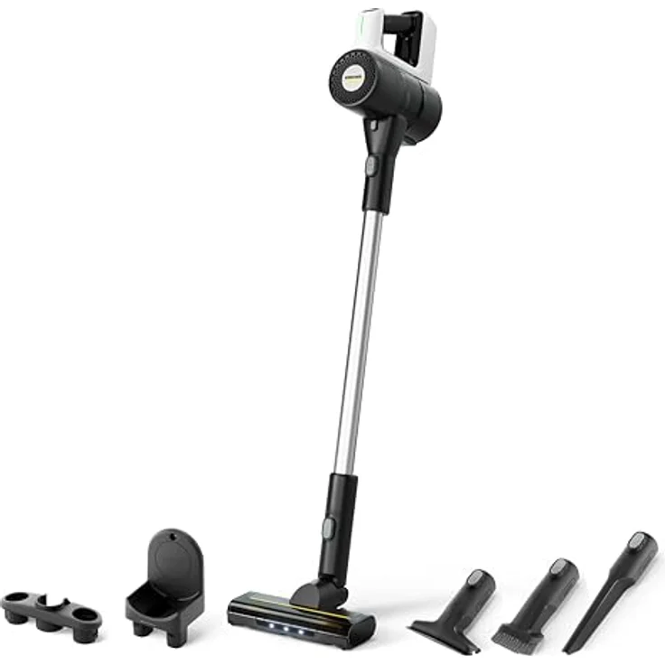 Kärcher Akku-Staubsauger VCS 3 Nano Complete, 3 Saugstufen mit intelligenter Schmutzerkennung, HEPA-Filter, 50 Minuten Laufzeit, 2,3 Kg, USB-C, bodenschonende LED-Düse – Bild 1