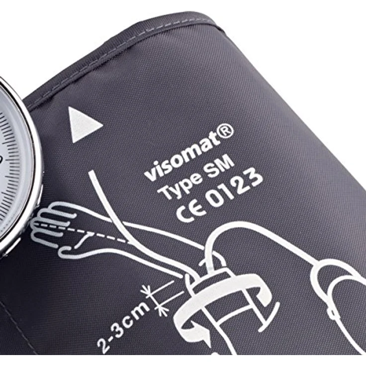 visomat medic home (Standard) Blutdruckmessgerät mit Stethoskop, Armumfang 22-32 cm – Bild 5