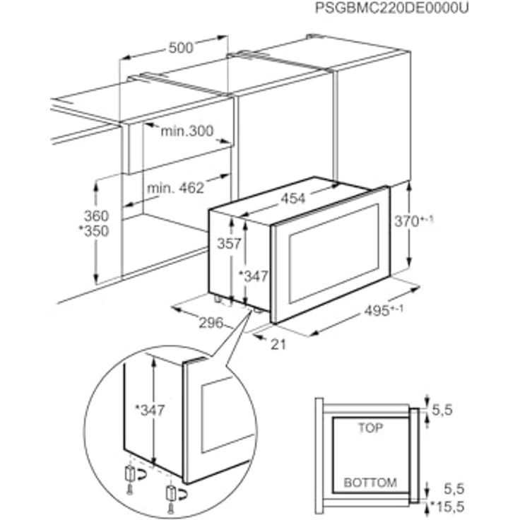 AEG Mikrowelle NMB5S171SB, 17 l, einfach zu öffnende Tür, Auftau-Funktion – Bild 6