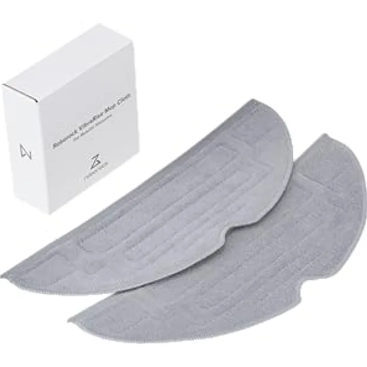 roborock Original Wischtücher (2 Stück) für S8 Pro Ultra, Grau - Kompatibel mit S8 Pro Ultra, Regelmäßiger Austausch für konstante Reinigungsergebnisse