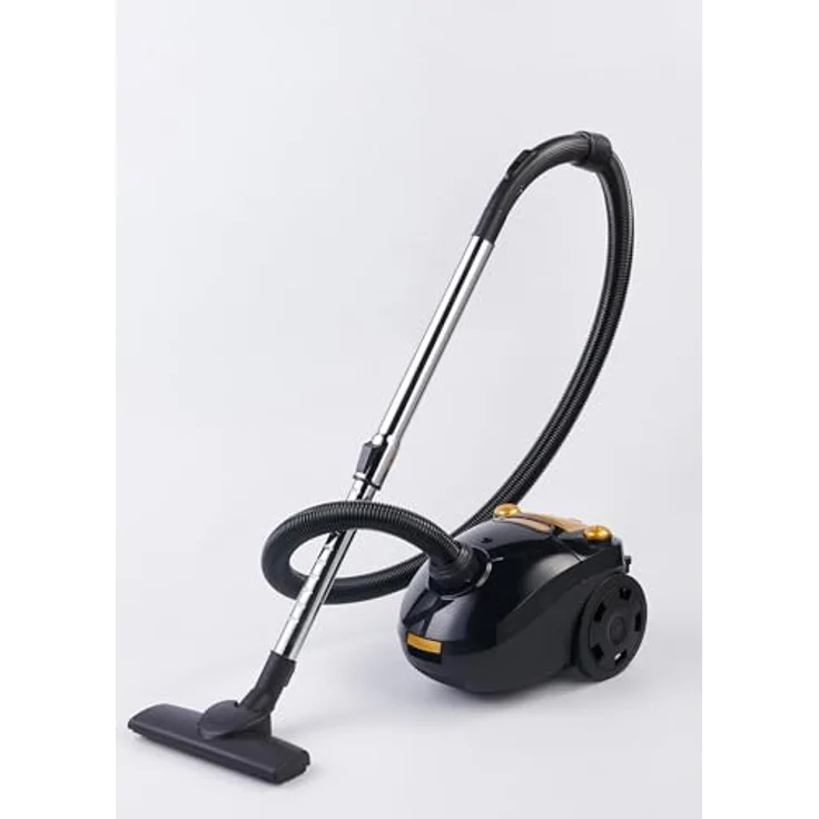 ELTA Bodenstaubsauger mit Beutel – 800W ECO-Motor, leise, leicht (3,5 kg), Mini-Turbobürste für Tierhaare, Teleskoprohr, Zubehör – Bild 2