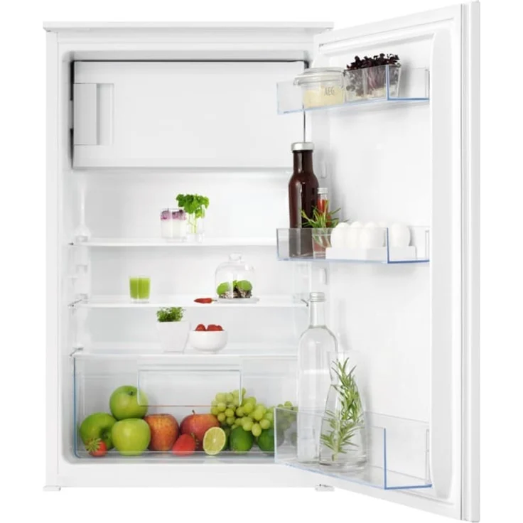 AEG NSF5O880ES Einbaukühlschrank mit Gefrierfach, 4-Sterne-Gefrierfach, OptiSpace Regalsystem, LED-Beleuchtung, Gemüse-Schublade