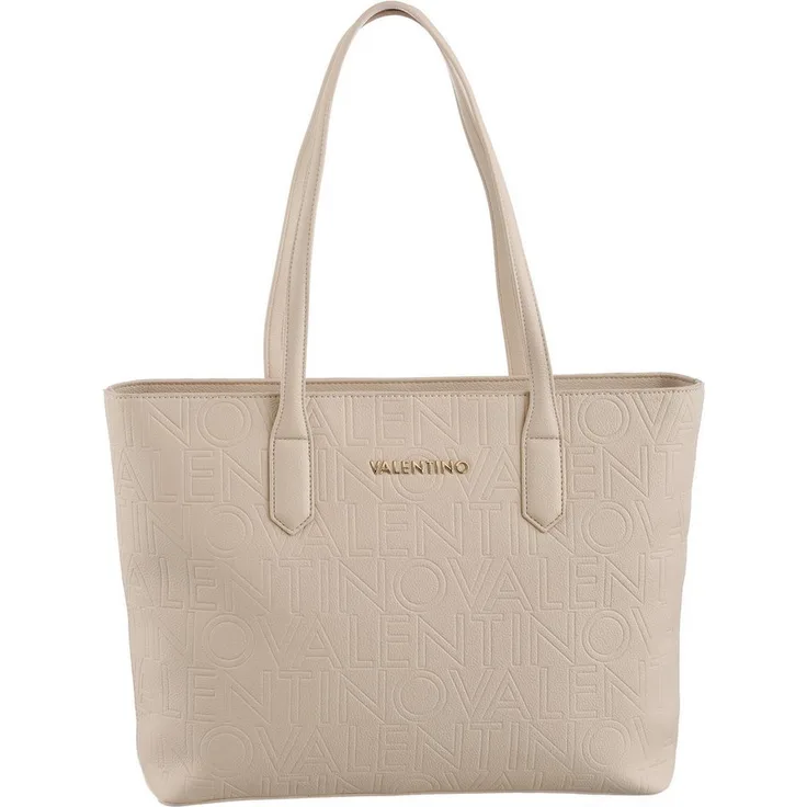 VALENTINO BAGS Shopper SHOPPING PANSY, Handtasche Damen Henkeltasche Schultertasche, Lederimitat, elegant, geräumig, praktisch organisiert, schwarz