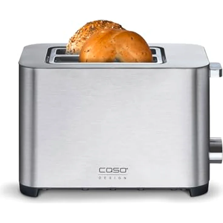 Caso Toaster 1917 Classico T2 Duo Toaster, 2 Scheiben, Silber, 850 Watt, 5 Bräunungsstufen – Bild 6