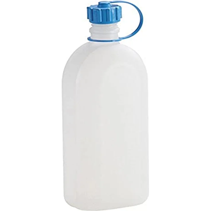 hünersdorff Kunststoffflasche - Trinkflasche - Vorratsflasche mit dichtem Schraubdeckel, Chemie- und Lebensmittelbeständig, 1,5 Liter, Made in Germany – Bild 2