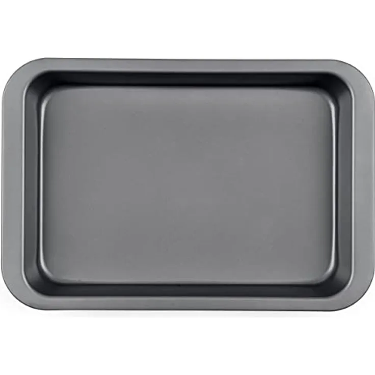 Salter BW11058EU7 Ofen backform - Kohlenstoffstahl Bräter, Antihaftbeschich, Rechteckiges Fleisch Gemüse backblech, rechteckige Ofenplatt, PFOA-frei, Handgerecht geformte Griffe, Bräter, Cosmos, 36cm