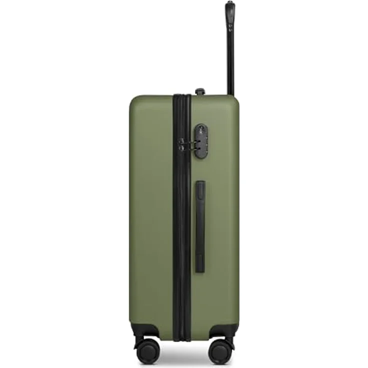 SMARTBOX Hartschalen Check-in Koffer M Trolley, 43 x 27 x 66 cm, 61 Liter, ABS-Material, 4-Doppelrollen, Zahlenschloss, 3,16 kg (Edition 05) – Bild 2