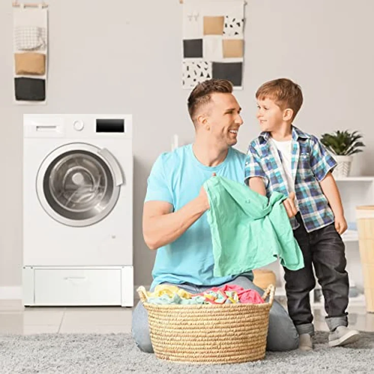 hausratplus Untergestell Podest f. Waschmaschine Schublade Sockel weiß – Bild 2