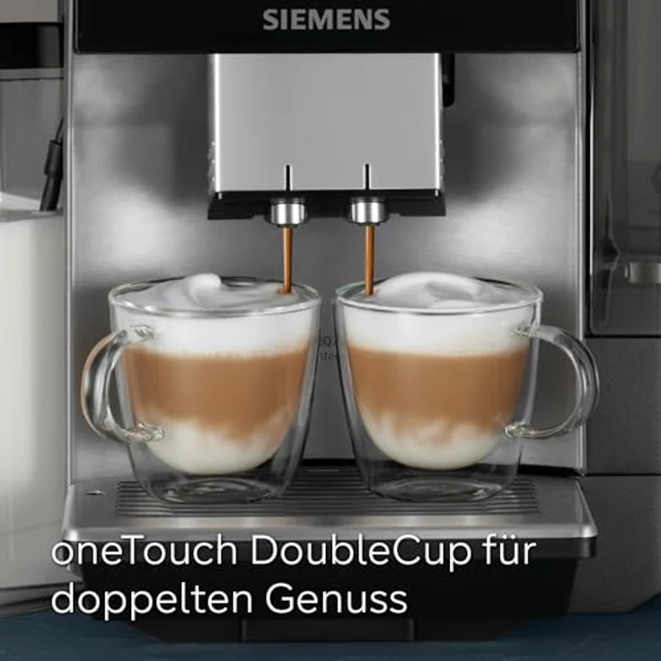 Siemens Kaffeevollautomat EQ700 integral Edelstahl TQ717D03, 36 Heiß- und Kaltgetränke, Home Connect, Silber – Bild 7