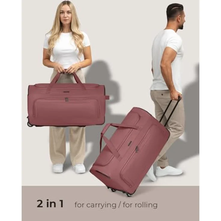 Redolz Duffle Essentials 2 Rollen Reisetasche 71 cm rose - Preisvergleich – Bild 3