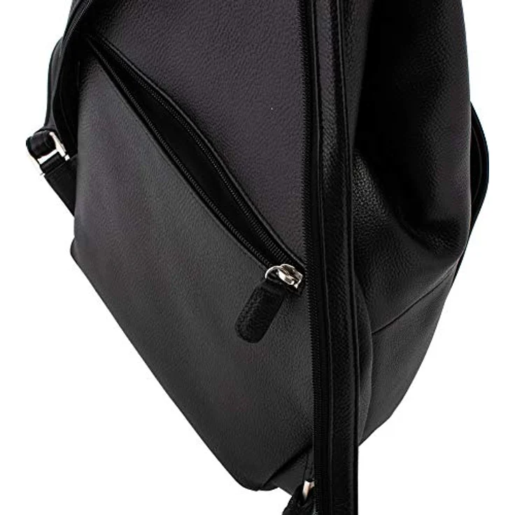 Picard Luis City Rucksack, 100% Leder, 34 cm, schwarz – Bild 6