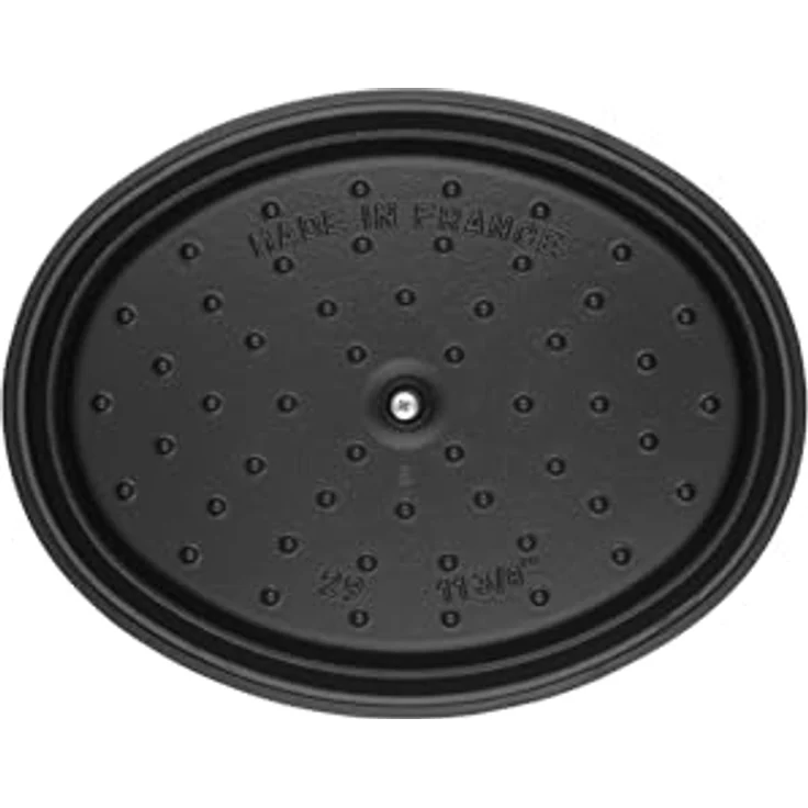 Staub Cocotte, oval, Induktionsgeeignet, Gusseisen, schwarz, 17 cm, 1 Einheiten – Bild 6