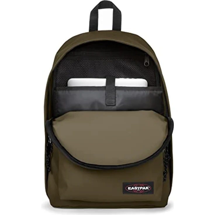 Eastpak OUT OF OFFICE, Freizeitrucksack mit Laptopfach und gepolsterten Schulterriemen, schwarz – Bild 2