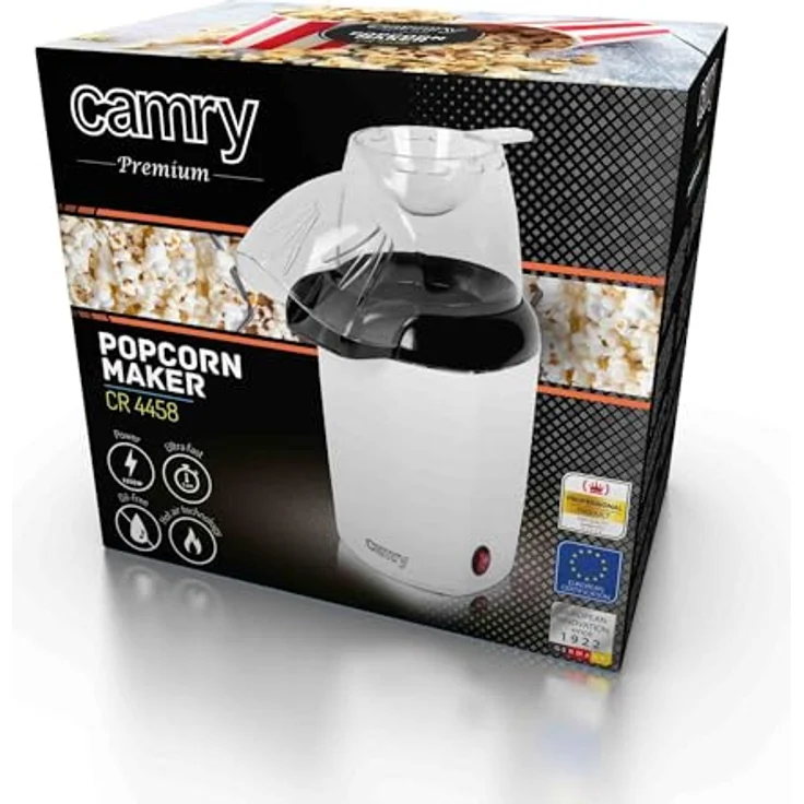 Camry cr4458-appareil Popcorn-1200 Watt weiß – Bild 6