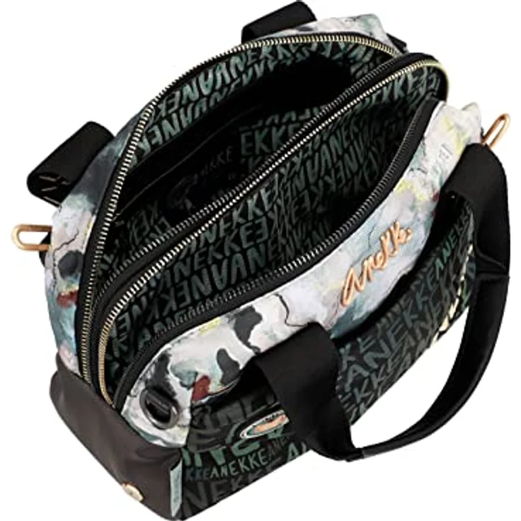 Anekke Canada Umhängetasche, Handtasche mit zwei Reißverschlussfächern und Mehrfarbigem Muster, 27 cm – Bild 6