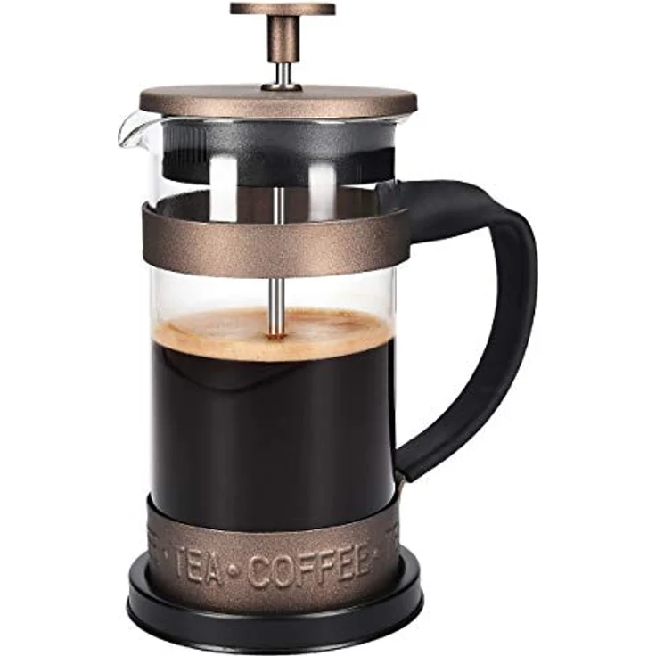 FrenchPress Glass Retro 350ml Braun – Bild 2
