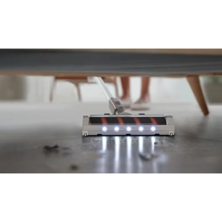 PHILIPS Kabelloser Stielstaubsauger XC2011/01, 21,6-Volt-Akku, bis zu 40 Minuten Betriebsdauer, LED-Düse, 3-Stufen-Filtersystem – Bild 6