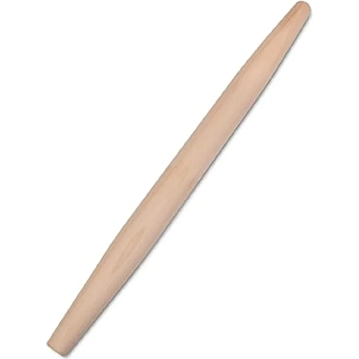 Städter Pizzarolle aus Buchenholz mit einem Durchmesser von 3,3 cm - Länge 45,5cm - ideal zum Ausrollen von Teig