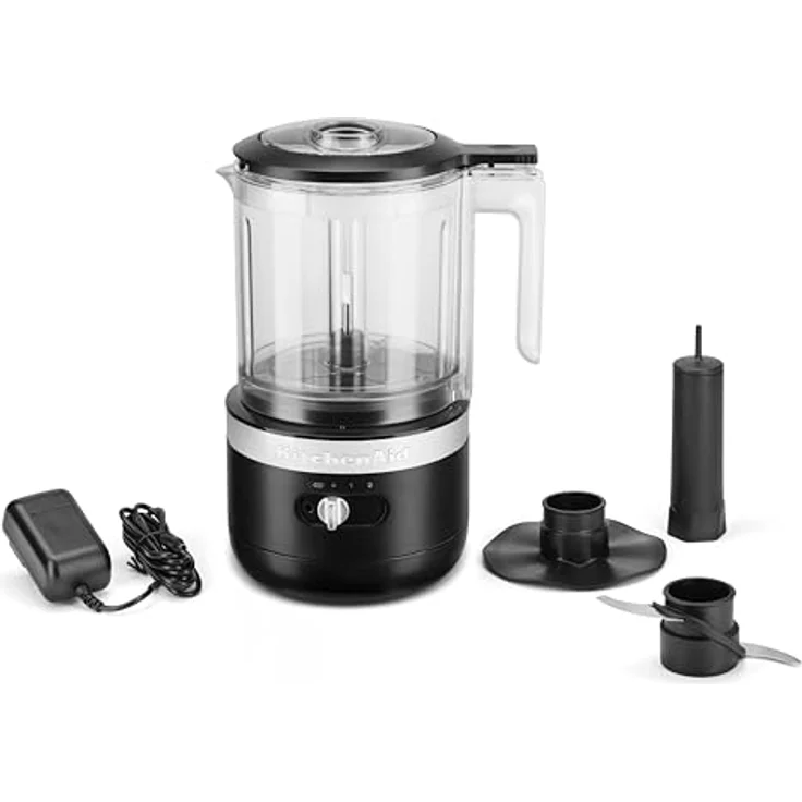 KitchenAid 5KFCB519EBM Cordless Universalzerkleinerer, 1,2 L, 2 Geschwindigkeiten, Momentbetrieb, kabellos, matt schwarz, Kunststoff, Serie: 5KFCB519 – Bild 2