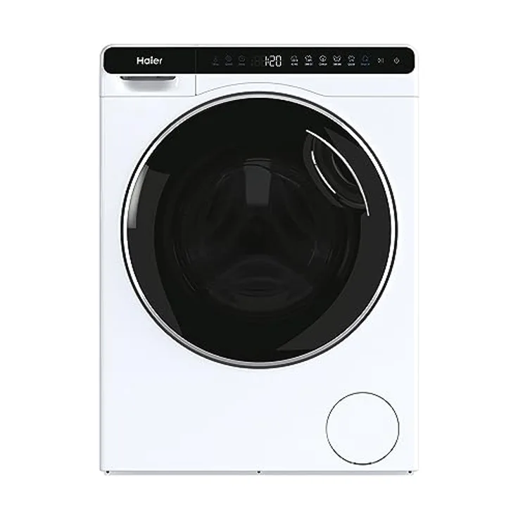 Haier HW50-BP12307-S Waschmaschine 5 kg, A, 1200 U/Min, kompakt 51 cm, wählbare Temperatur, 188 min Laufzeit