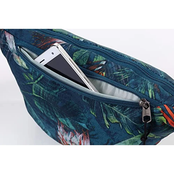 NITRO Urban Gürteltasche, 25 cm, mehrfarbig, 100% Polyester, tropische Farben – Bild 7