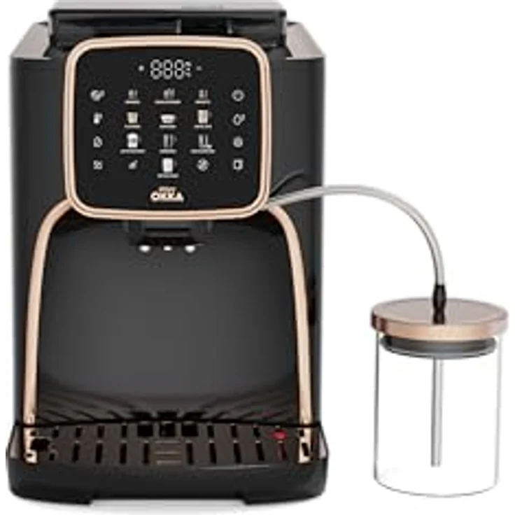 Arzum OK0028-0400 Kaffeevollautomat mit Touchscreen und 19 Bar Pumpendruck, Schwarz – Bild 3