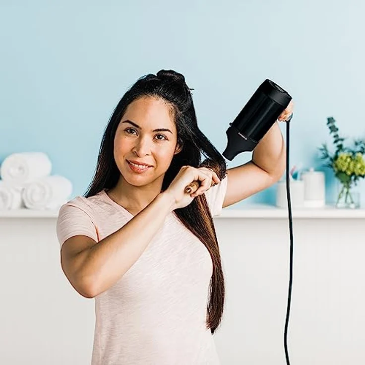 Shark STYLE iQ Ionen Haartrockner & Styler HD102EU Konzentrator [schwarz] – Bild 3