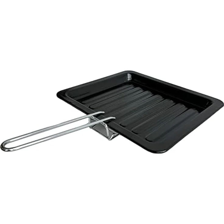 SILVA Schneider MB 1600 Minibackofen, 15 L, schwarz, 1200 Watt, Temperaturr. 100-230 °C, Timer, 4 Stufen-Regler, Edelstahlheizelemente, Doppelglastür, emailliertes Back-/Krümelblech, Backrost & Griff – Bild 4