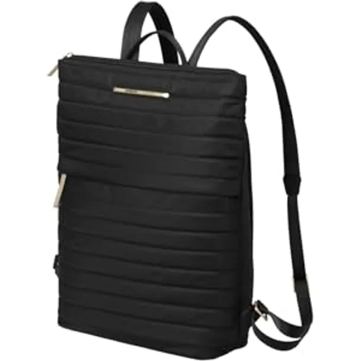 travelite Freizeitrucksack BARBARA STEPP, mit Safety-Reißverschlussfach und Aufsteckfunktion, schwarz