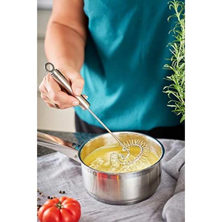 Rösle Spiralbesen, hochwertiger Saucenbesen für alle Bereiche des Topfbodens, Edelstahl 18/10, spülmaschinengeeignet, 27 cm – Bild 3