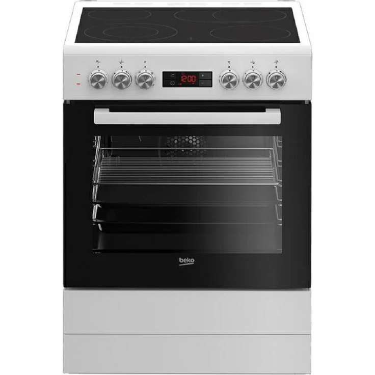 Beko FSM67320GWS, Herd, A, Standgerät, Betriebsart Ofen elektrisch, Anzahl Kochfelder 4, Volumen 72 l, Breite 70 cm – Bild 2