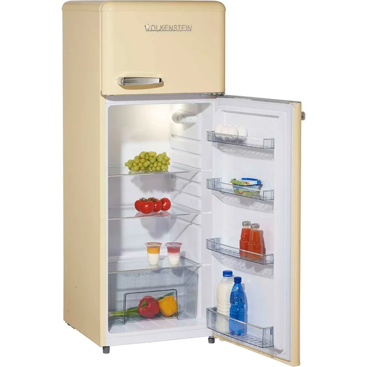 Wolkenstein GK212.4RT SC Kühl-Gefrierkombination, freistehend, cremefarben, NoFrost, LED, Breite 54.5 cm – Bild 8