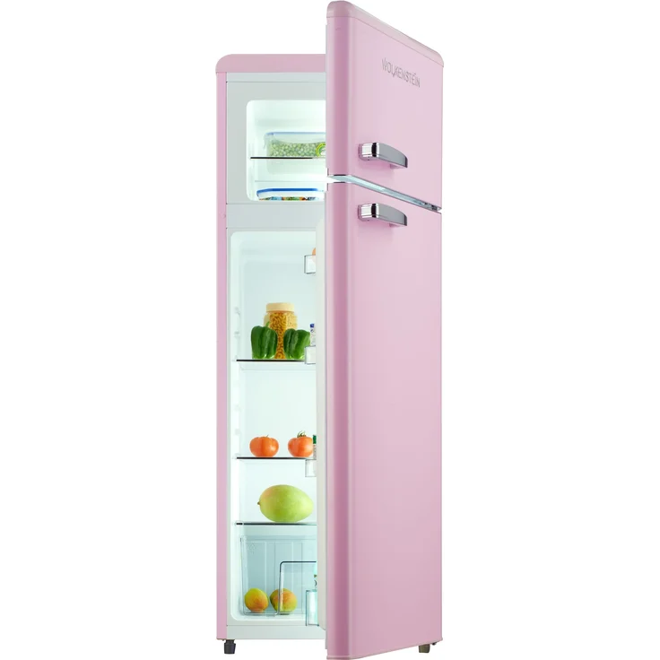 Wolkenstein GK212.4 RT Kühl-Gefrierkombination, freistehend, pink, NoFrost, LED, Lagerzeit bei Störung 18 h, Breite 54,5 cm – Bild 14