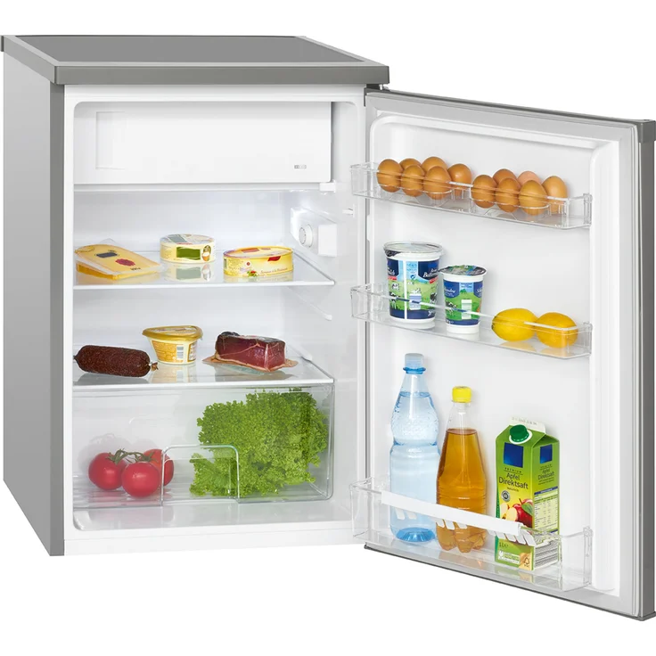Bomann KS 2184 Kühlschrank, freistehend, silber, Breite 56 cm, Energieklasse E – Bild 8