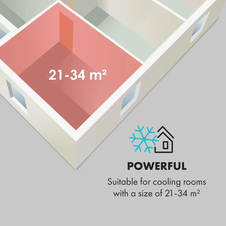 Klarstein Pure Blizzard 3 2G Mobiles Klimagerät – Bild 4