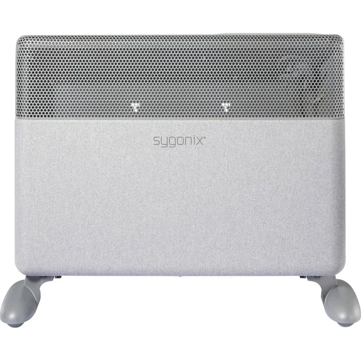 Sygonix SY-6770692 Heizgerät, Heizlüfter für Räume bis 15 m², Grau