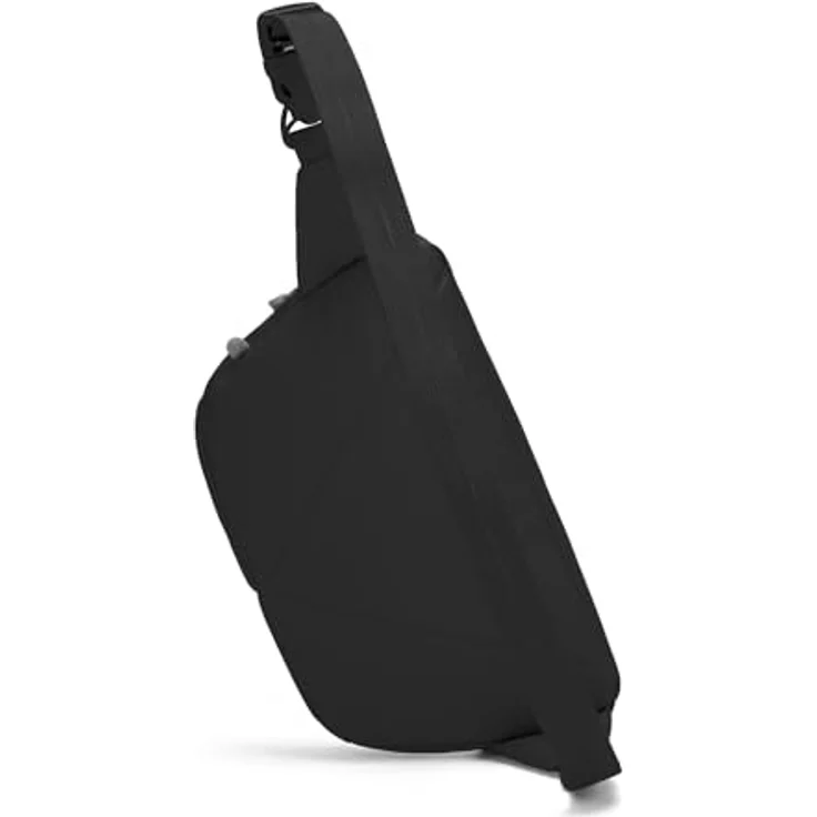 "Pacsafe Umhängetasche Go, RFID-Blocker, Schlitz- und Schnittschutz, Jet Black" – Bild 2