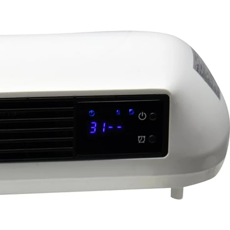 PUR LINE 2000 Watt Keramik-Wandheizung HOTI M55 mit Energiespartechnologie, modernem Design und Fernbedienung - weiß – Bild 5