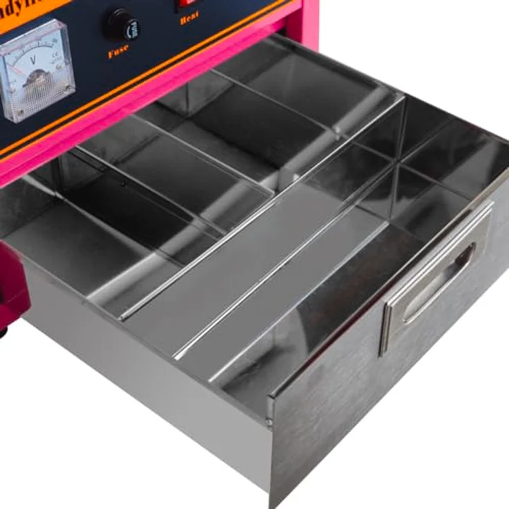 GastroHero Zuckerwattemaschine, mobil und einsatzbereit in nur 4-5 Minuten, Ø 520 mm, ideal für Innen- und Außeneinsatz – Bild 5