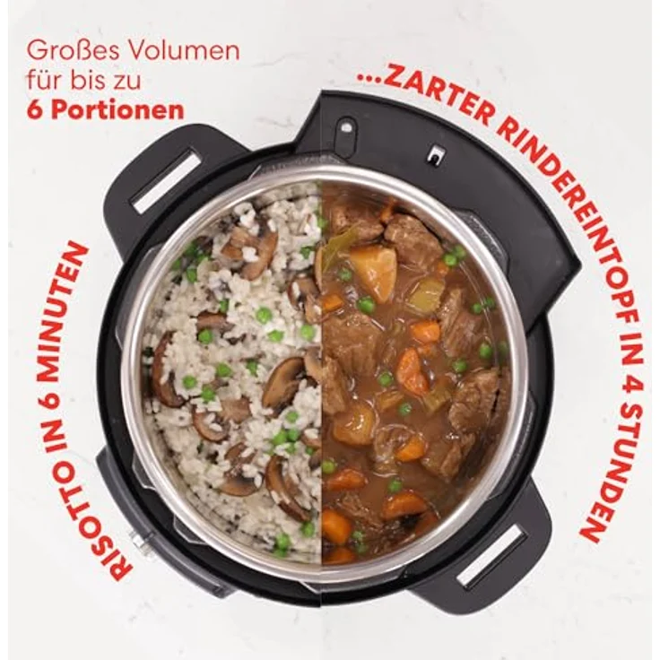 Instant Pot Duo Plus Pressure & Slow Cooker w/Whisper Quiet, Multikocher in Blau – Bild 5
