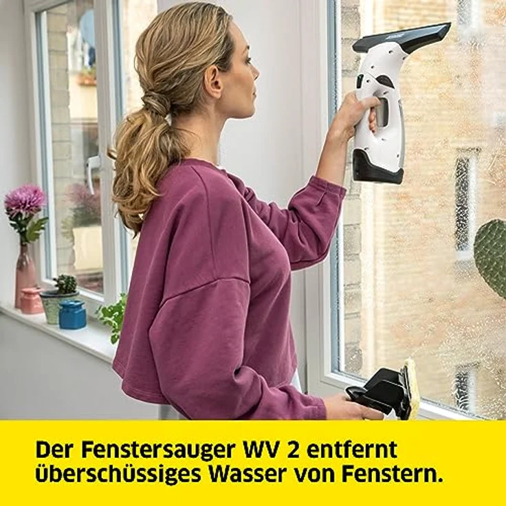 Kärcher WV 2 Plus N, Fensterreiniger, Schwarz, Weiss – Bild 2