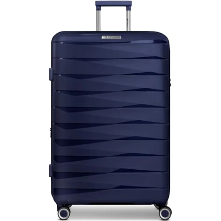 Franky Hartschalen-Trolley London, 4 Rollen, Polypropylen, erweiterbar auf 35 cm, mit TSA-Schloss und Wäschefach – Bild 8