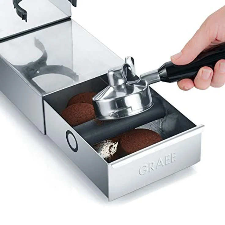 Graef CM850, Kaffeemühle, Schwarz, Silber, Transparent – Bild 3