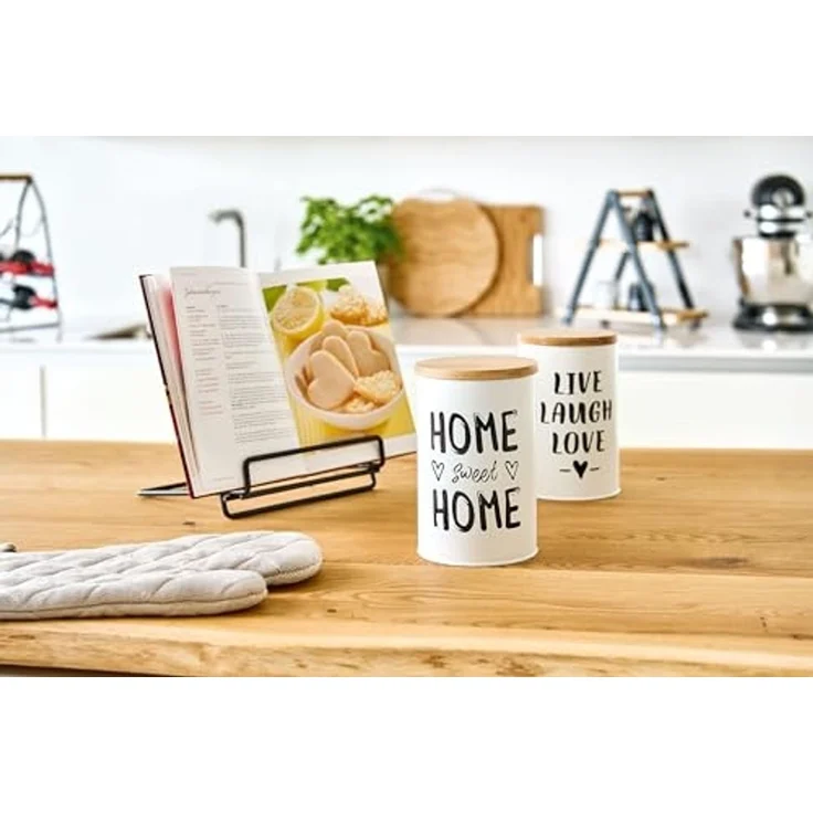 Vorratsdose Home, Bambusdeckel - 1000ml, Ø 10,5cm – Bild 2