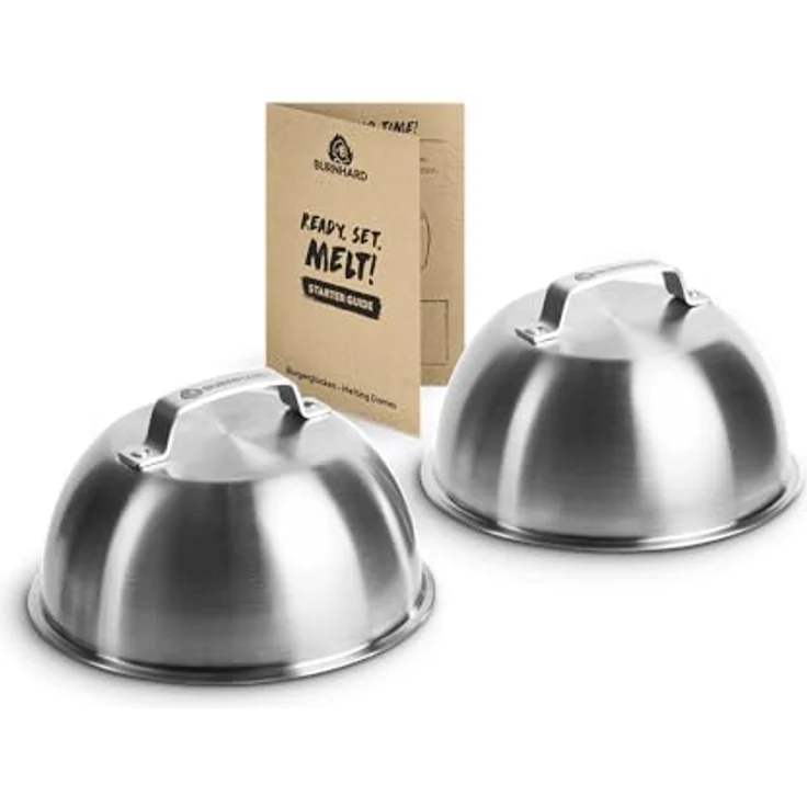 Burnhard Edelstahl Burgerglocken 2-er Set – Bild 4