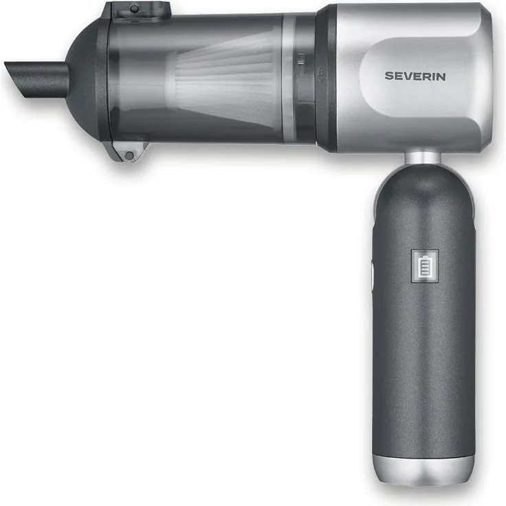 SEVERIN Handstaubsauger S-Power DuoBoost HV 7135, kabellos und leicht mit 30 Minuten Akkulaufzeit, optimal für Matratzen und Polster