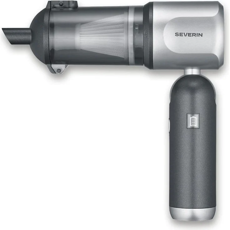 SEVERIN Handstaubsauger S-Power DuoBoost HV 7135, kabellos und leicht mit 30 Minuten Akkulaufzeit, optimal für Matratzen und Polster