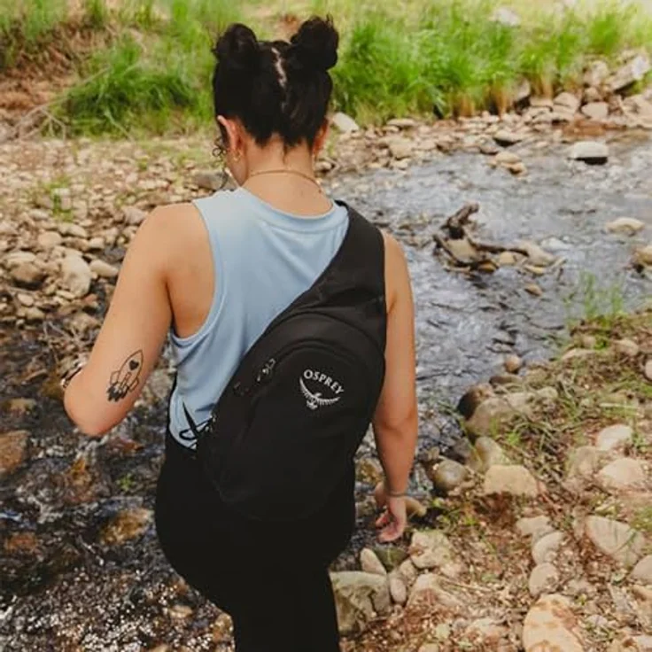 Osprey Daylite Sling Umhängetasche, 36 cm, grau, 100% PET, kompakte Größe 22 cm x 13 cm – Bild 2