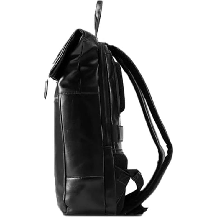 Jost Skagen Business-Rucksack, 44 cm aus 100% Leder mit Laptopfach, schwarz – Bild 4