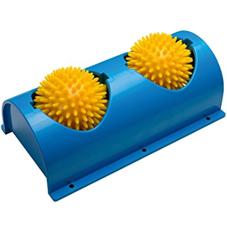 Fußmassageroller Igelball-Duo Massage-Set mit 2 Noppenbällen *Top-Qualität zum Top-Preis* – Bild 1